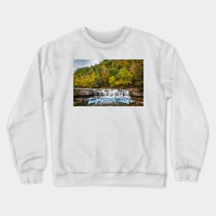 Taughannock Falls Tompkins County New York Crewneck Sweatshirt